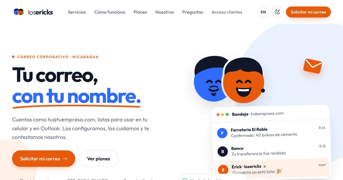 losericks: correo corporativo con tu nombre — foto 1